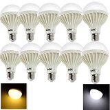 Ac220-240v Led Globe Bulbs Light Warm White 380lm Cool White 6000k/3000k 5w E27