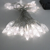 Gifts Led Solar White Outdoor Decor Christmas 30led