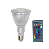 Colorful 10w Par30 Remote Control Rgb E27 Bulb