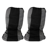 Washable Compatible Grey Airbag Black Universal Car Seat Covers