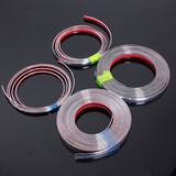 Trim Chrome Car Styling Moulding Strip Crash Self Adhesive Protecter