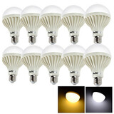 10pcs Led Globe Bulbs Cool White Light E27 Warm White 9w 15*smd5630