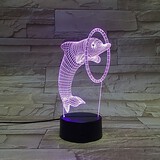 Led 100 Gradient Dolphin Touch Lamp