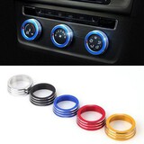 GOLF 3pcs Decoration Stereo Cars Alu Ring Knob Ring Air Conditioning Knob