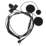 Kit Black Speaker Motorcycle Helmet Headset Fit