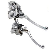 1inch Motorcycle Skull Right Brake Clutch Lever Master Cylinder
