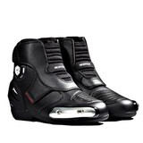 Boots Ankle Hiking Leather Motocross Motorcycle Racing Shoes Scoyco Protective