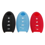 Buttons Remote Key Fob Case Nissan Silicone Cover