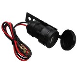 12V Motorcycle Phone USB Charger Power Adapter Waterproof