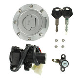 Motor Ignition Switch Key Fuel Tank Gas Cap Seat Lock Set For Yamaha YZF R6