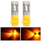 Amber Yellow 80W Turn Signal Light Lamp Bulbs LED 2pcs Universal