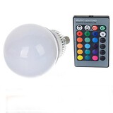 10w 85v-265v Colorful 900lm Remote Control E14 Bulbs