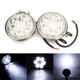 Round 12-80V Electric Scooter LED Headlight 3 Inch Motorcycle Car