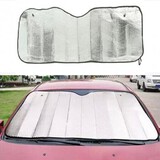 Visor Cover Block Windshield Foldable Car Aluminum Front Window Sun Shade
