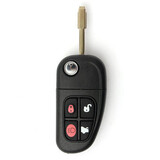 Fob Uncut Blade Type Jaguar Button Remote Key Case Shell