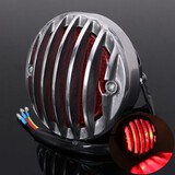 Chrome Rear Brake Tail Light Lamp For Harley Bobber Sportster Chopper