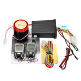 Engine Start 2Way Remote Control Anti-theft Security Alarm System Motorcycle LCD
