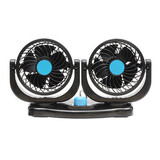 Vehicle Truck Dual Fan Head 12V Car 360 Degree Rotatable Cooling Portable Cooler Auto