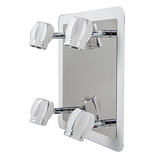 Chrome Ac100-240v Bathroom 12w Lights Led Modern