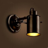 Vintage Industrial Coffee Led Aisle Decorative Lamp American