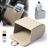 Car Accessories Vehicle Phone PU Pocket Box Organizer Bag Holder Pouch Air