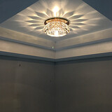 White Cool Crystal Lighting Design Ceiling Lights Warm White Led