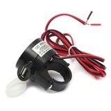 Waterproof 5V 2A Charger Adapter Motorcycle Motor Bike Mount USB Power