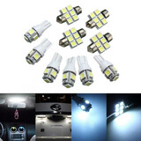 Lights Car Interior Reading Pickup Bulbs 10pcs License Plate Light Nissan Kit