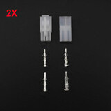 2.8mm Male Female 2 Round Way Connectors Terminal for Motorcycle 2 X