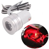 Decorative LED 2Pcs 12V Spotlights Chassis Motorcycle Electric Car Red Light Strobe
