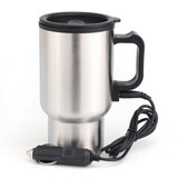 Heater Car Cup 12V Stainless Auto Electric Kettle Water With Cable Pot