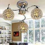 Bedroom Hallway Electroplated Modern/contemporary Max40w Flush Mount Dining Room Feature For Crystal Metal