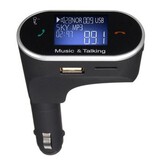 Speaker FM Transmitter Handsfree Bluetooth Car Kit MP3 Player USB Charger with Remote