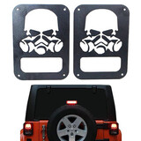 Skull Cover for Jeep Wrangler JK Shape Car Taillight Rear Lamp