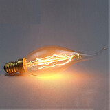 Ac220-240v C35l Filament E14 Light Bulbs 40w Carbon