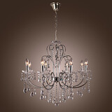 Dining Room Chandelier Chrome Entry Feature For Crystal Metal Study Room Traditional/classic