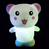 Happy Color Led Nightlight Bear Creative Changing Color