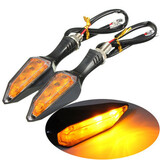 4LED Yellow Motorcycle Turn Signal Indicators Lights Lamp 12V Light Universal