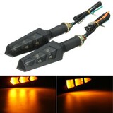 Amber Universal Turn Signal Indicator Light Turning Lamp 12V LED Motorcycle Bike