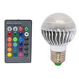 1pcs 220v 10w E27 6000-6500k Color-changing Led Globe Bulbs