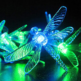 100 Garden Light Dragonfly Colour Led Lights Solar