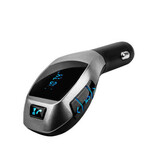 LCD Wireless Charger With Bluetooth Function X5 FM Transmitter MP3 Player TF Car Kit