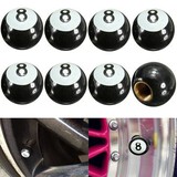 Air Valve Stem CAPS Universal Car Truck Motor Bike 8Pcs Pool Wheel Rim Ball Bolt Tire Caps