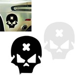Error Motorcycle Car Sticker Reflective Skull Skeleton Tag Cross Vinyl Decal