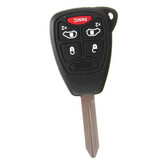 Uncut 4 Button Remote Key Keyless Entry Combo Transmitter Clicker Fob