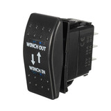 LED Momentary 12V 20A 7-Pin Winch In Winch Rocker Switch
