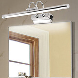 Stainless Warm White Wall Mirror 9w Lamps