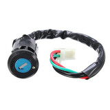 Motorcycle Ignition Switch 4 Wires Universal Key 2 Keys