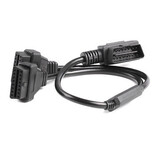 Extension Cable Elbow One 16Pin 90 Degree Adapter Cable with Two OBD2