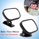 Convex Baby Safety View Mirror Car Baby Mini Tirol Adjustable Car Mirror Rear